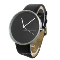 Classic Black Dial Stainless Steel Watch (HAL-1275)